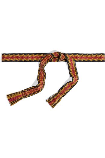 ISABEL MARANT Uden fringed jacquard belt