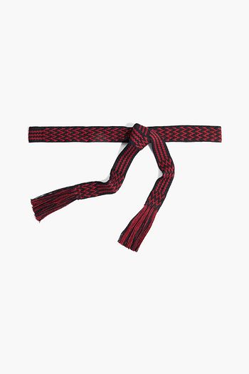 ISABEL MARANT ÉTOILE Upper fringed jacquard belt
