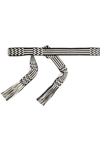 ISABEL MARANT ÉTOILE Upper fringed jacquard belt