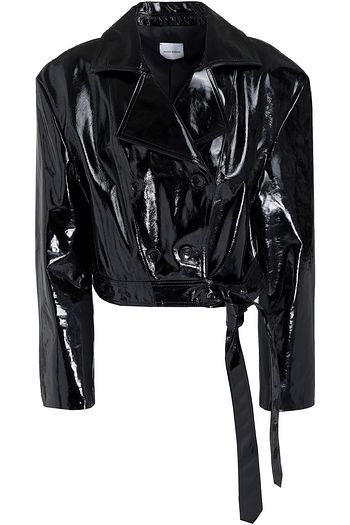 MAGDA BUTRYM Utah patent-leather biker jacket