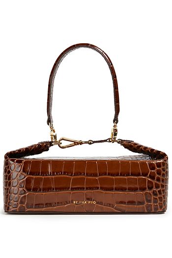 REJINA PYO Olivia Tote Bag aus Leder mit Krokodileffekt