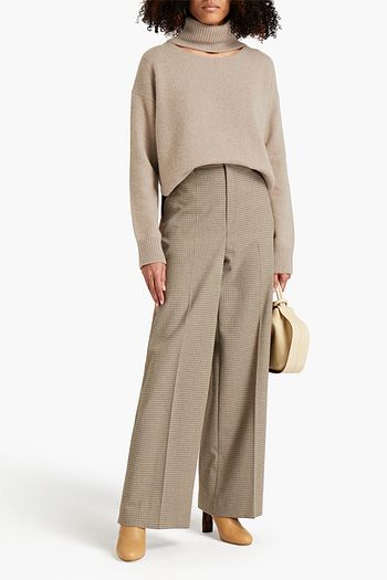 REJINA PYO Cutout cashmere and wool-blend turtleneck sweater