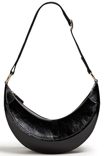 REJINA PYO Banana patent-leather shoulder bag