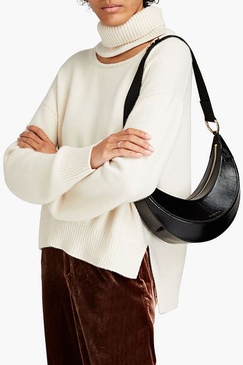 REJINA PYO Banana patent-leather shoulder bag