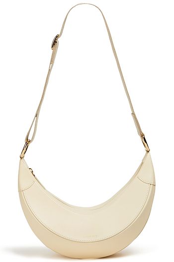 REJINA PYO Banana Schultertasche aus Narbenleder