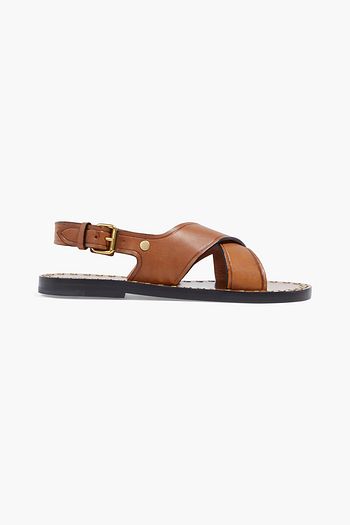 ISABEL MARANT Jane studded leather slingback sandals