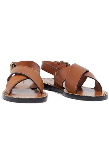 ISABEL MARANT Jane studded leather slingback sandals