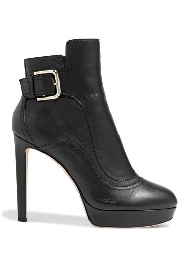 JIMMY CHOO Britney leather platform ankle boots