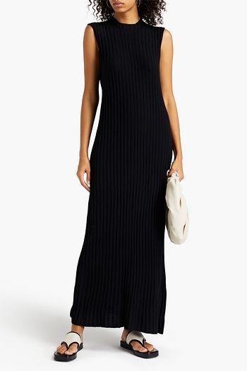 LOULOU STUDIO Andrott ribbed wool and cashmere-blend maxi dress