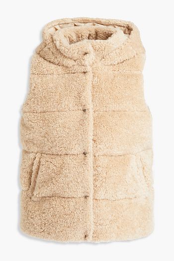 UNREAL FUR Quilted faux shearling vest