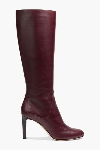 JIMMY CHOO Tempe 85 leather knee boots