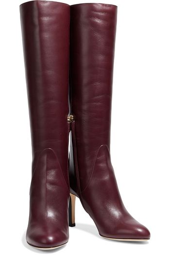 JIMMY CHOO Tempe 85 leather knee boots