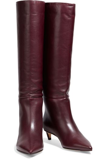 JIMMY CHOO Maxima 35 leather knee boots