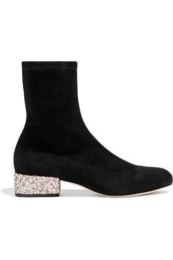 JIMMY CHOO Maisie 35 stretch-suede sock boots