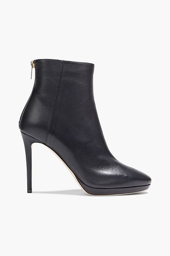 JIMMY CHOO Harvey 100 pebbled-leather ankle boots