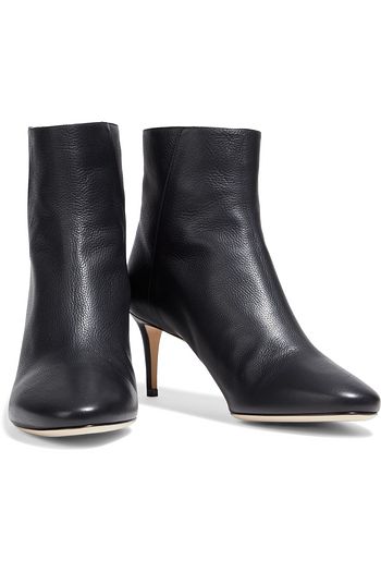 JIMMY CHOO Duke 65 pebbled-leather ankle boots