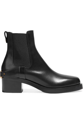 VALENTINO GARAVANI Vlogo leather ankle boots