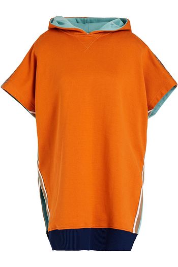 M MISSONI Jacquard-knit color-block cotton-fleece hoodie