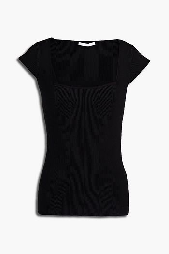 HELMUT LANG Ribbed-knit top