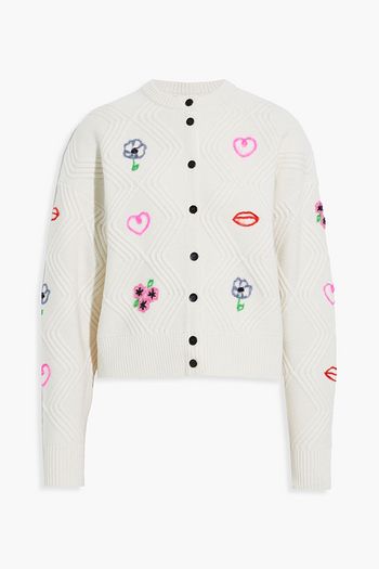 MARKUS LUPFER May embroidered merino wool cardigan