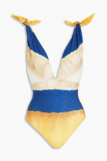 ALBERTA FERRETTI Tie-dyed swimsuit