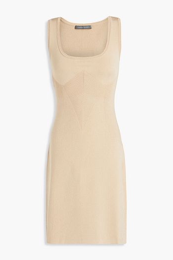 ALBERTA FERRETTI Stretch-knit mini dress