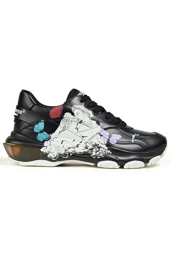 VALENTINO GARAVANI Sneakers aus Kunstleder mit Print