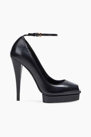 TOM FORD Leather platform pumps