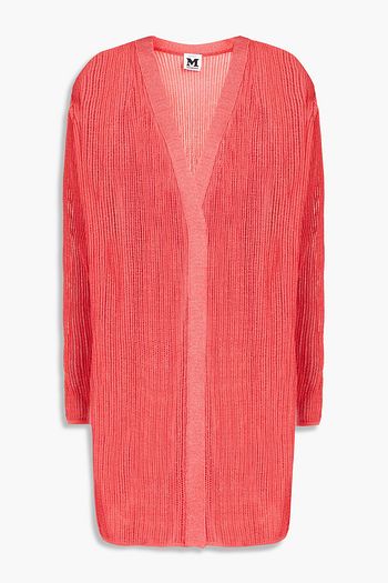 M MISSONI Metallic crochet-knit cardigan