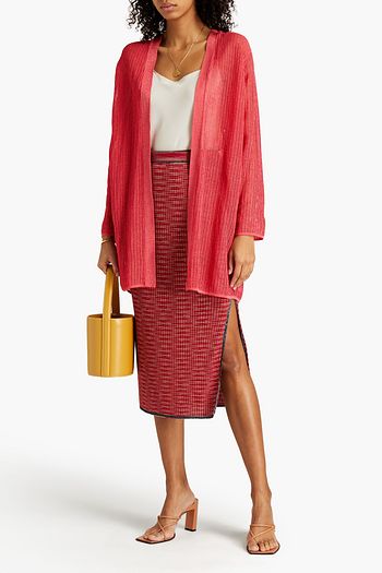 M MISSONI Metallic crochet-knit cardigan