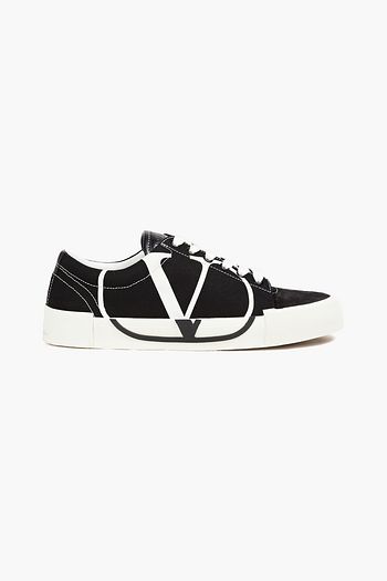 VALENTINO GARAVANI Go Logo Sneakers aus Canvas und Veloursleder