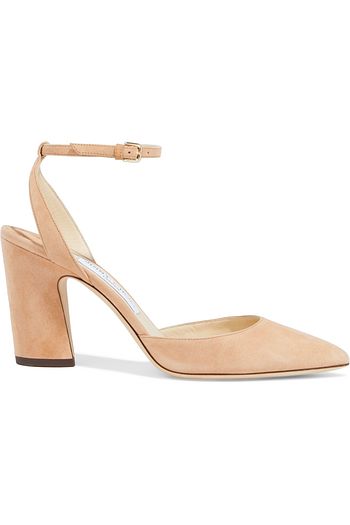 JIMMY CHOO Micky 85 suede pumps