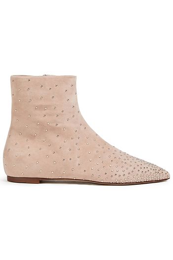 VALENTINO GARAVANI Studded suede ankle boots
