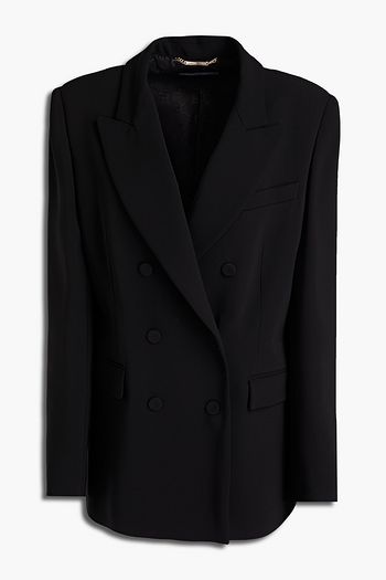 ALBERTA FERRETTI Double-breasted crepe blazer