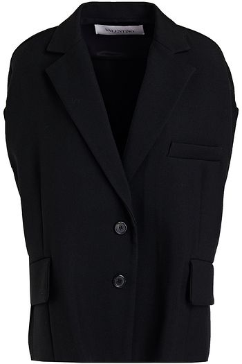 VALENTINO Weste aus Twill aus einer Wollmischung