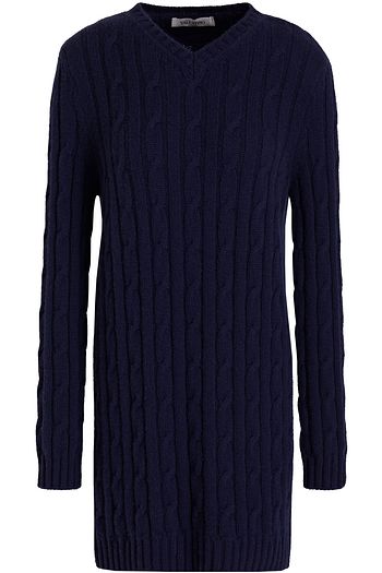 VALENTINO Studded ribbed cashmere sweater