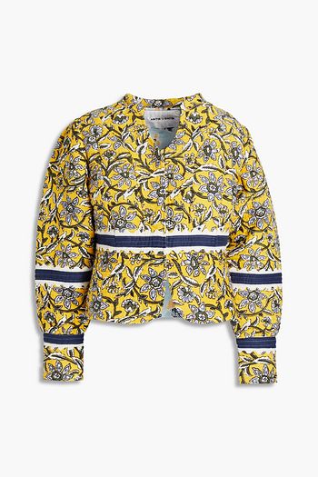 ANTIK BATIK Marius quilted floral-print cotton coat