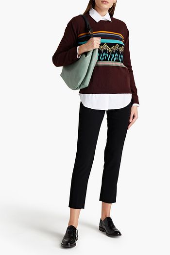 VALENTINO Wool and cashmere-blend sweater