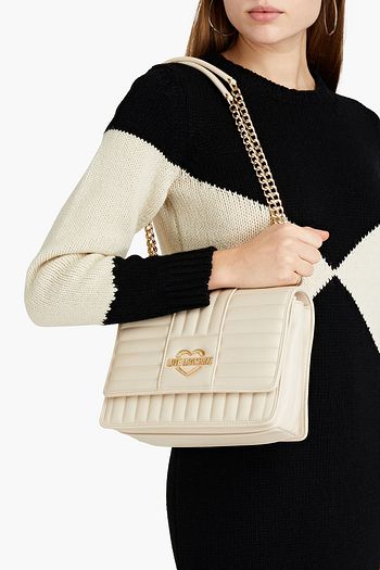 LOVE MOSCHINO Schultertasche aus gestepptem Kunstleder