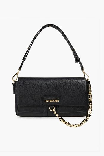 LOVE MOSCHINO Pebbled-leather shoulder bag