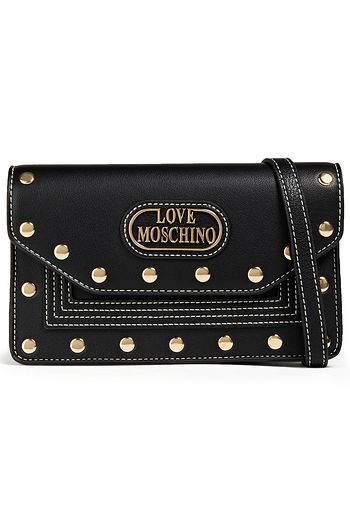 LOVE MOSCHINO Studded faux leather shoulder bag