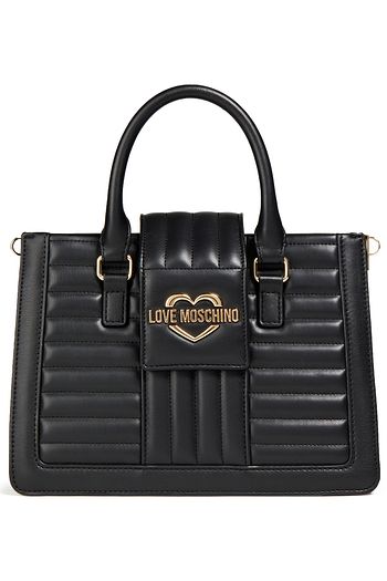 LOVE MOSCHINO Quilted faux leather tote