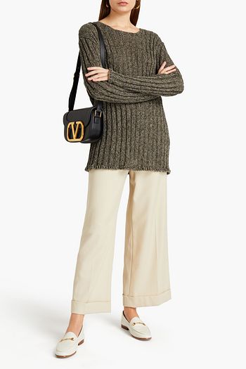VALENTINO Gerippter Pullover aus Leinen