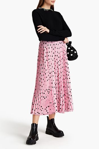 VALENTINO Pullover aus einer Woll-Kaschmirmischung mit Kristallverzierung