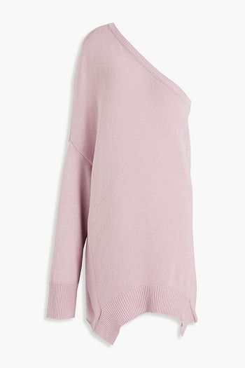 VALENTINO Oversized-Kaschmirpullover mit asymmetrischer Schulterpartie