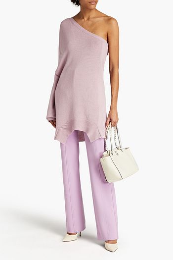 VALENTINO Oversized-Kaschmirpullover mit asymmetrischer Schulterpartie