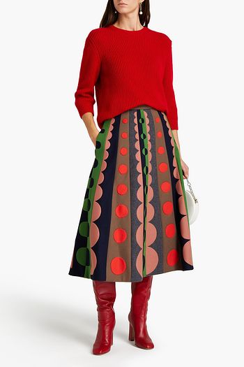 VALENTINO Gerippter Kaschmirpullover