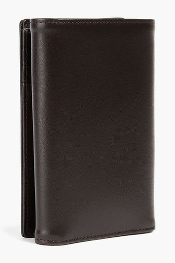MONTBLANC Logo-appliquéd leather wallet