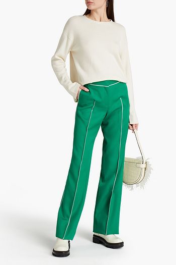 VALENTINO Twill straight-leg pants