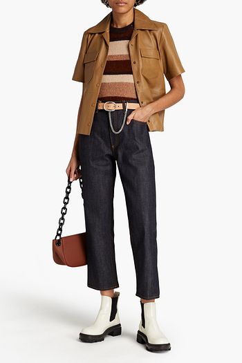 RAG & BONE Marilyn cropped high-rise straight-leg jeans